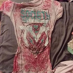 Super cute pink and white shirt